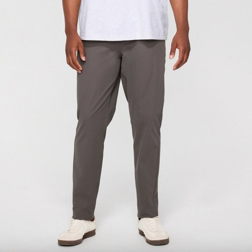 Fabletics The Don Trouser, Slim Fit, Taupe Slate, 33WX30L, EUC